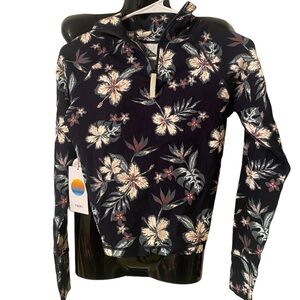 Vuori Half Zip Croptop